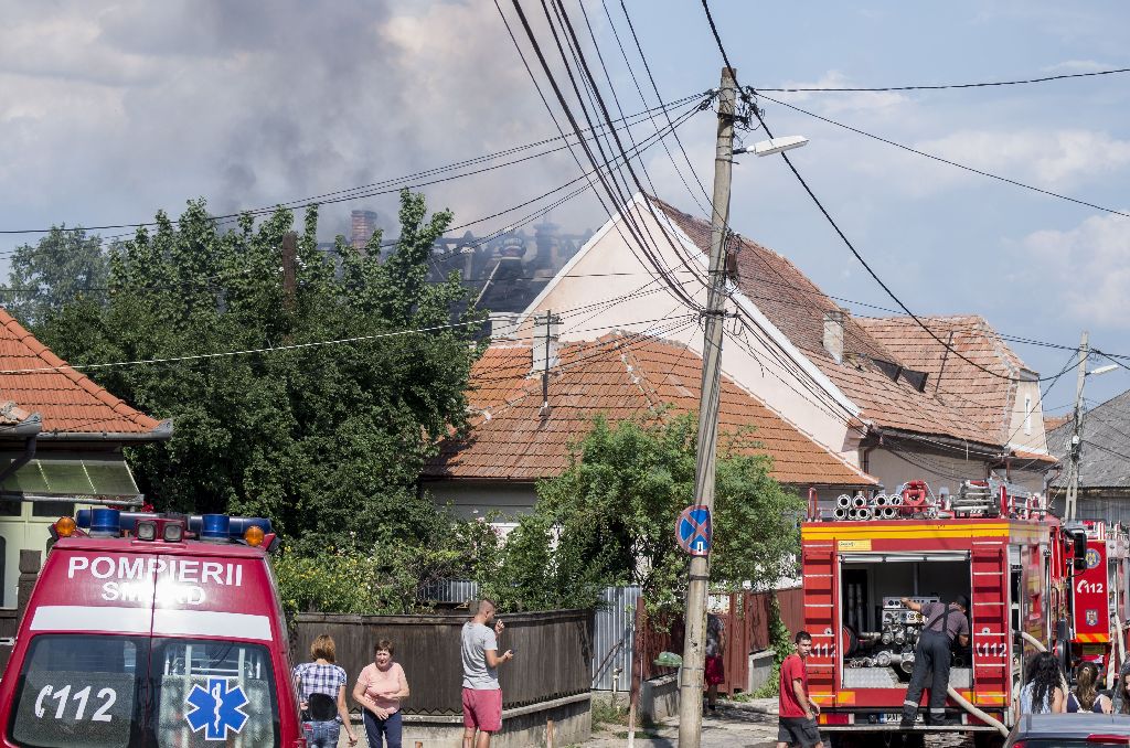 Tűz Kézdivásárhelyen