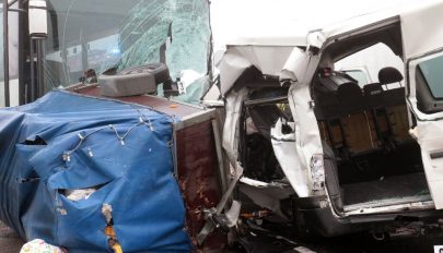 Berecki sofőr balesetezett