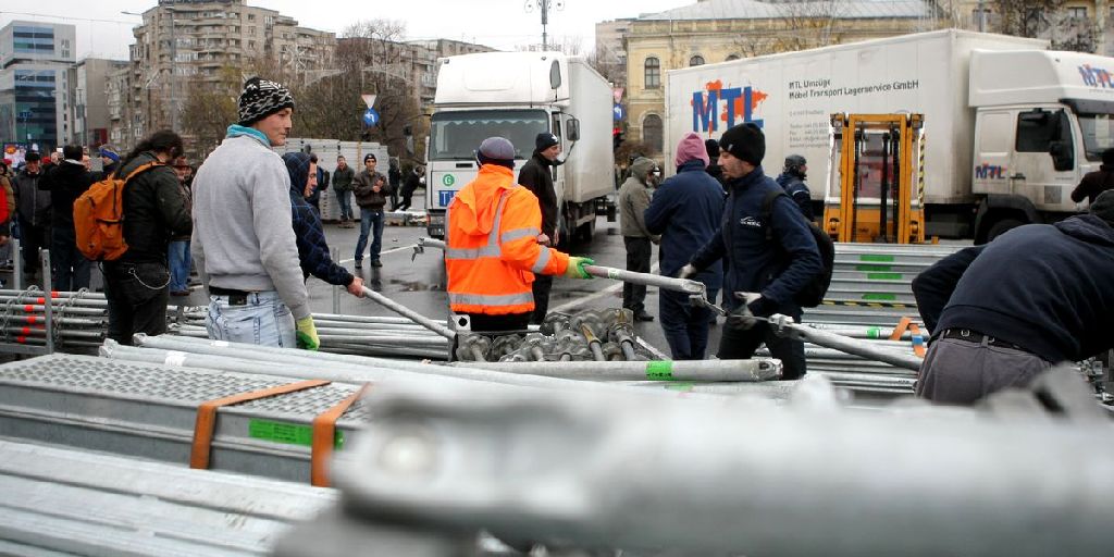 Konfliktus a Victoriei téren