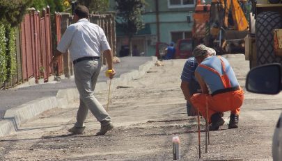 Aszfaltozzák a Bányász utcát