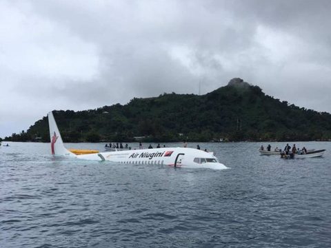 A tengerbe zuhant egy Boeing 737-es