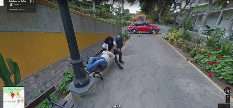 A Google Street View-t böngészve fedezte fel a férj, hogy felesége megcsalja