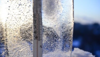 Mínusz 21,6 Celsius-fokot mértek kedd reggel Bodzafordulón