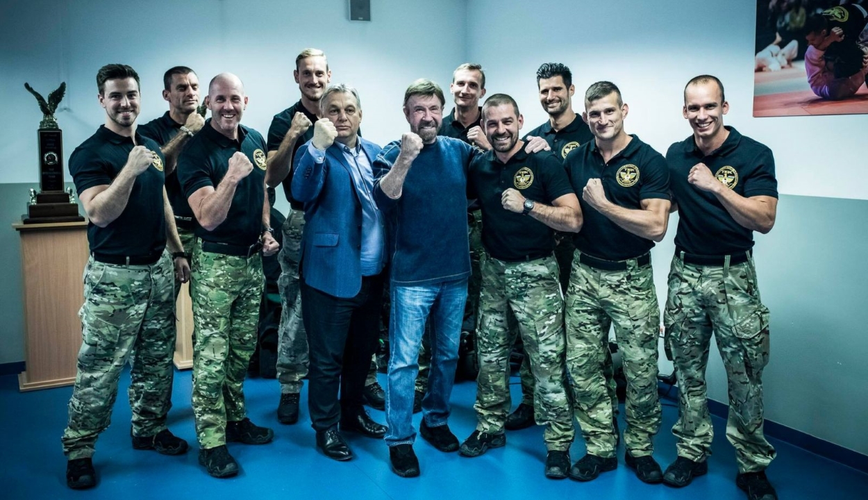 Chuck Norris Orbán Viktornak: „Úgy érzem, már régóta ismerlek”