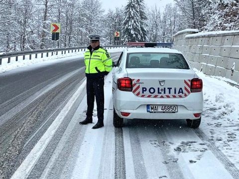 Téli körülmények között lehet közlekedni a megye útjain