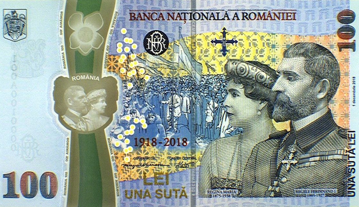 Sorban állnak az emberek a centenáriumi 100 lejesért