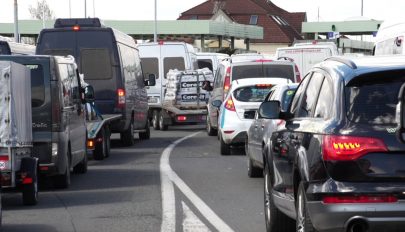 Növekedett a várakozási idő a nagylaki határátkelőnél