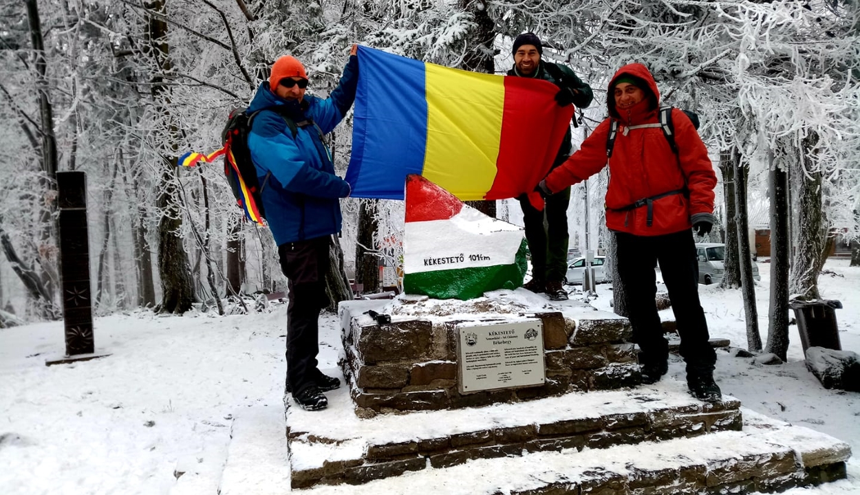 A Kékestető „meghódításával” dicsekedtek december 1-jén