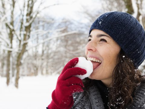 Miért nem jó ötlet havat enni?