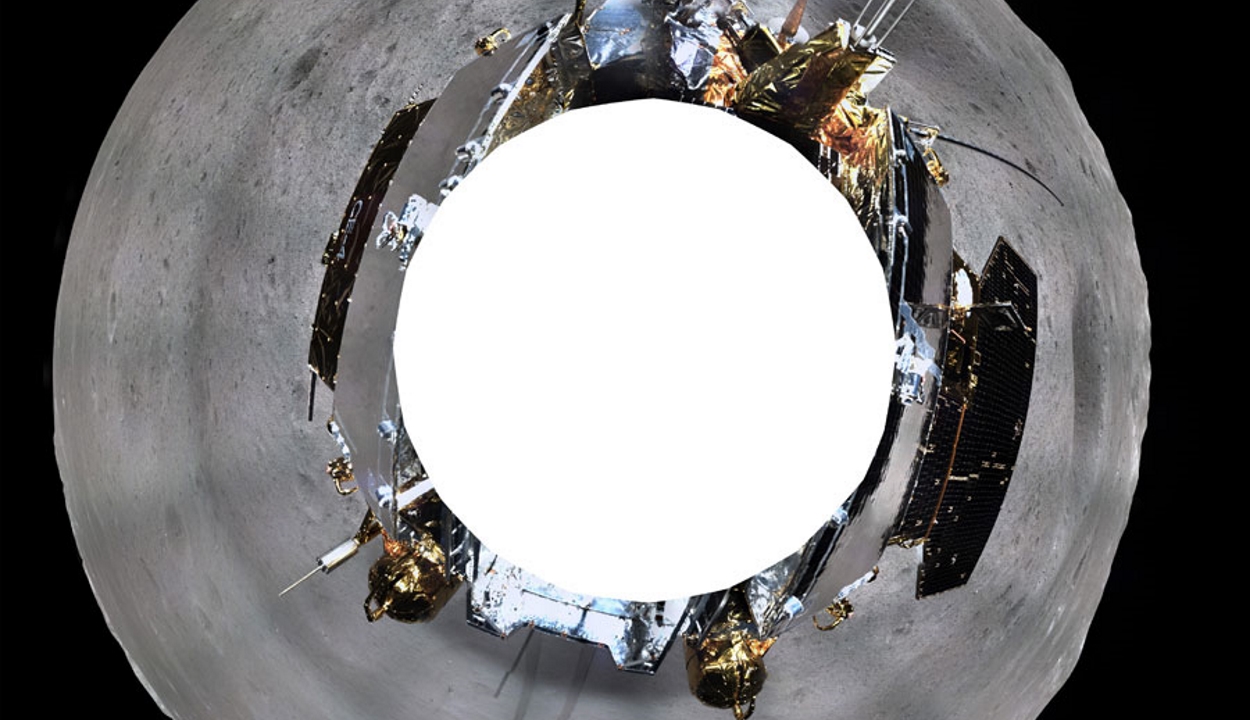 Felvételeket küldött a Hold nem látható oldaláról a kínai űrszonda