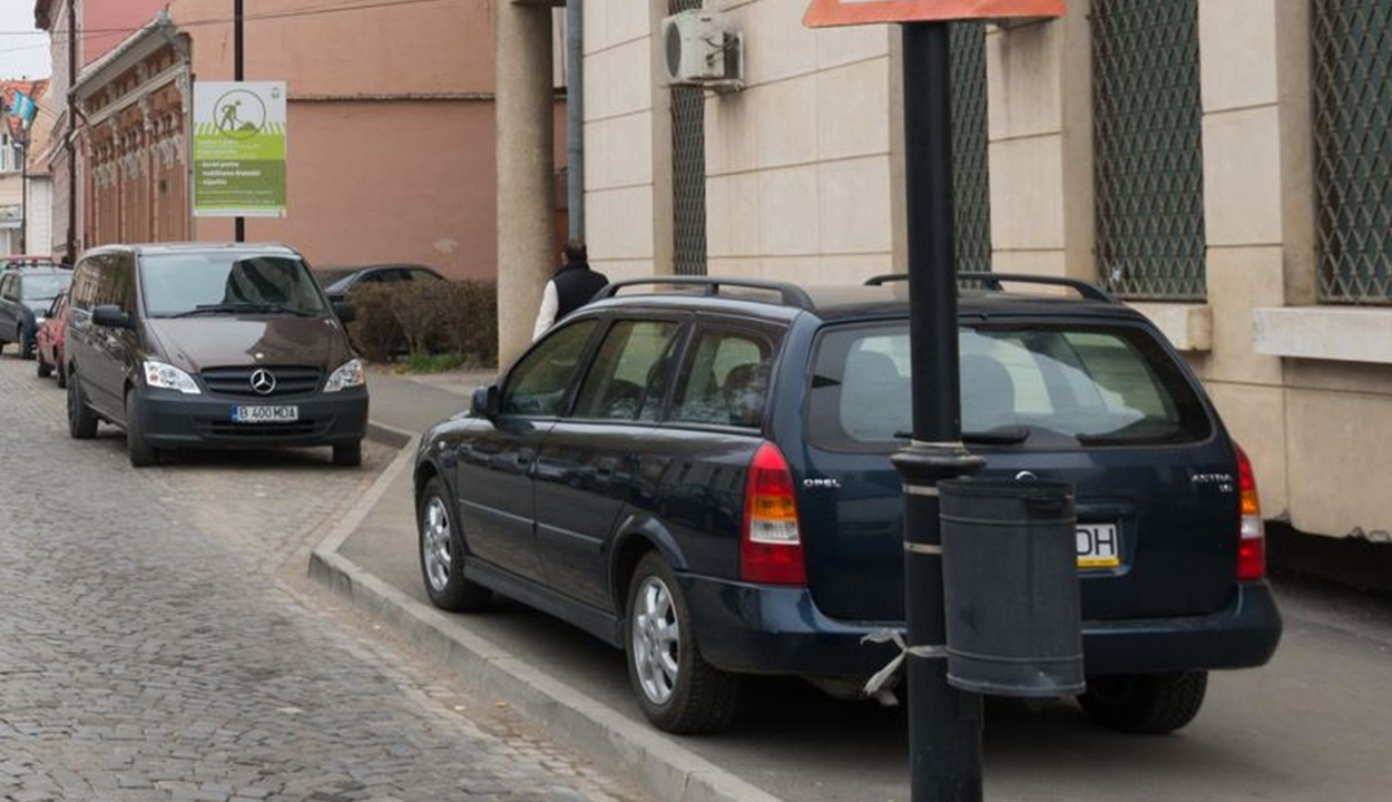 Közel 2000 parkolási bírságot szabtak ki tavaly Sepsiszentgyörgyön