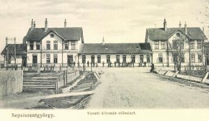 A sepsiszentgyörgyi vasútállomás 1906-ban