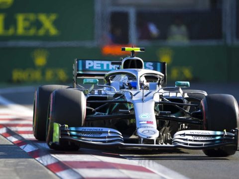 Forma-1: Bottas nyert Azerbajdzsánban, a Mercedes ismét kettős sikert ért el