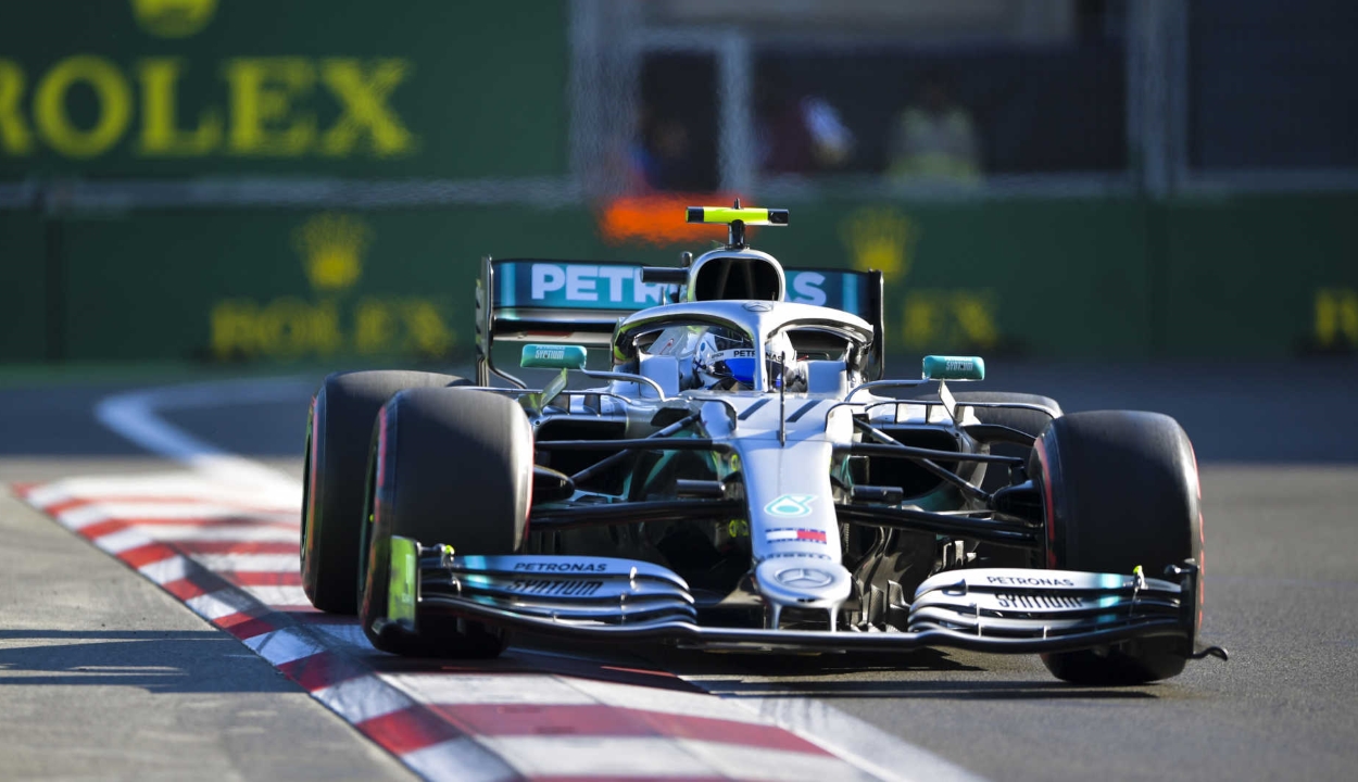 Forma-1: Bottas nyert Azerbajdzsánban, a Mercedes ismét kettős sikert ért el