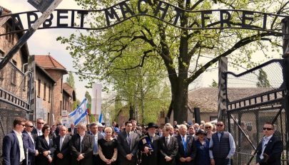 Auschwitzban megemlékeztek a magyarországi zsidók deportálásának 75. évfordulójáról