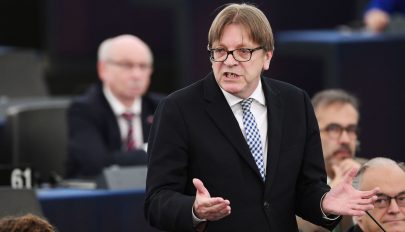 Guy Verhofstadt is részt vesz az USR-PLUS Szövetség bukaresti nagygyűlésén