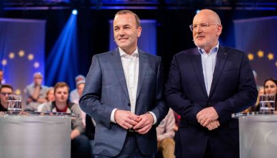 EP-választás: megtartották Manfred Weber és Frans Timmermans első televíziós vitáját