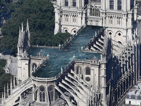 Akár medence is kerülhet a Notre-Dame tetejére