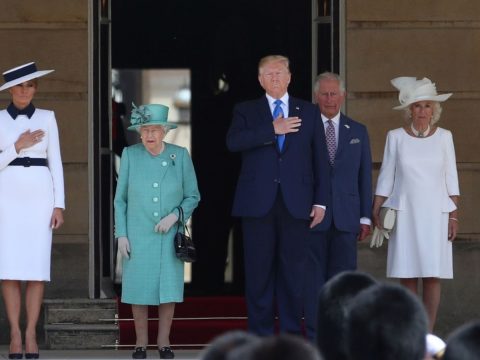 Állami látogatást kezdett Londonban Donald Trump