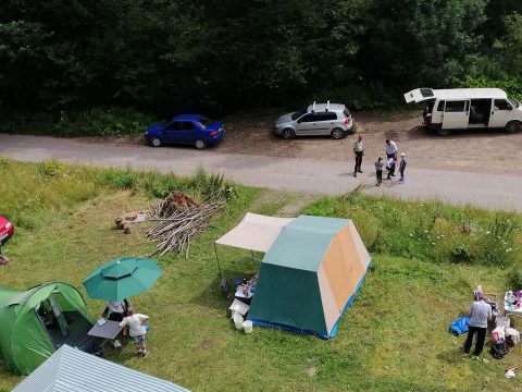 Táborozók zárták el az ipartörténeti emléket