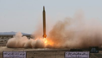 Irán újabb kísérletet hajtott végre ballisztikus rakétával