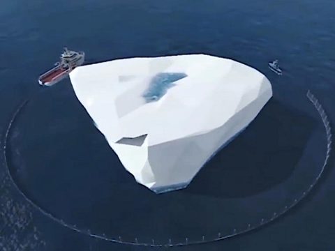 Az Antarktiszról vontatna az Emírségekbe egy hatalmas jéghegyet egy gazdag üzletember
