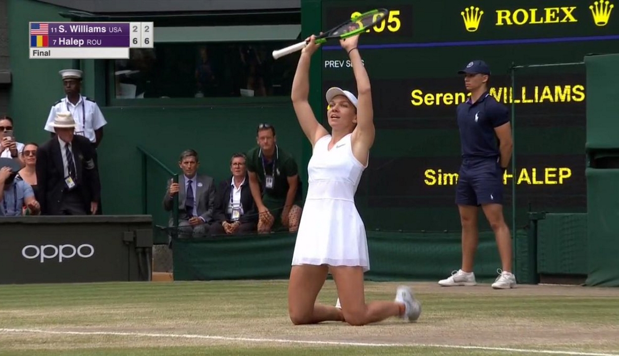 Simona Halep nyerte a wimbledoni tenisztornát