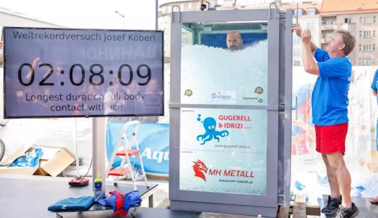 Több mint két órát töltött jégbe zárva egy osztrák extrémsportoló