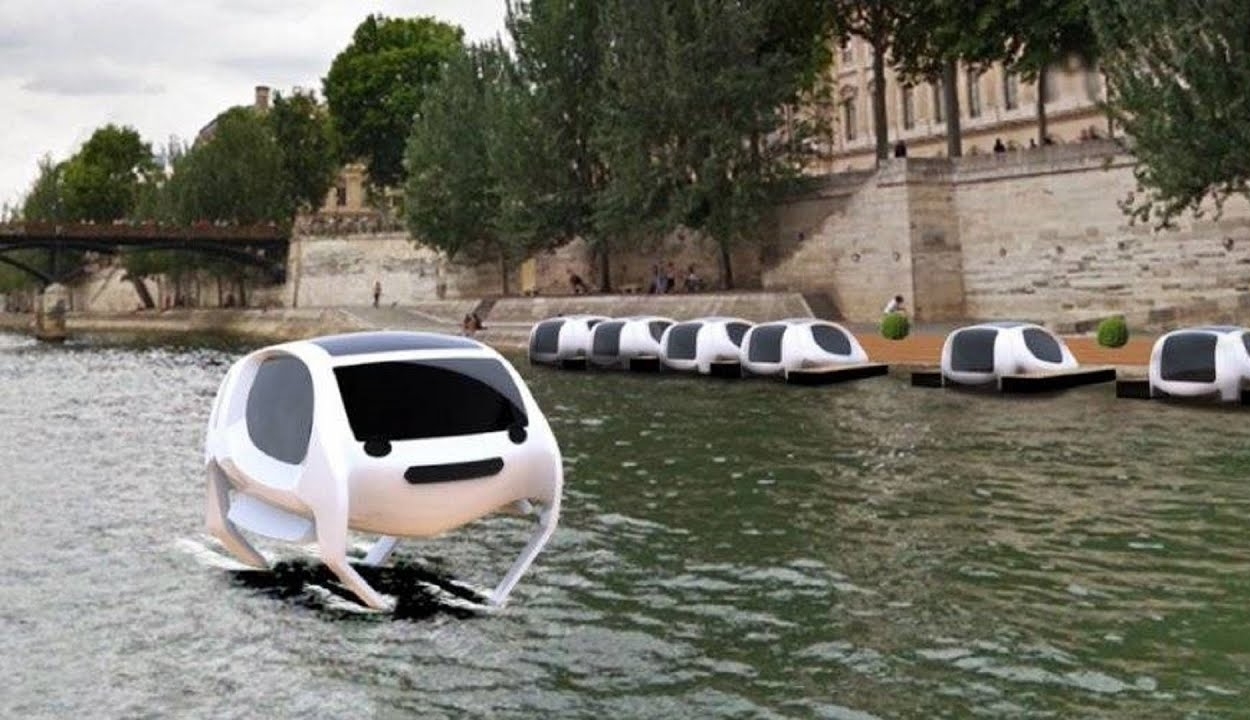 Vízen sikló taxik lehetnek Párizsban