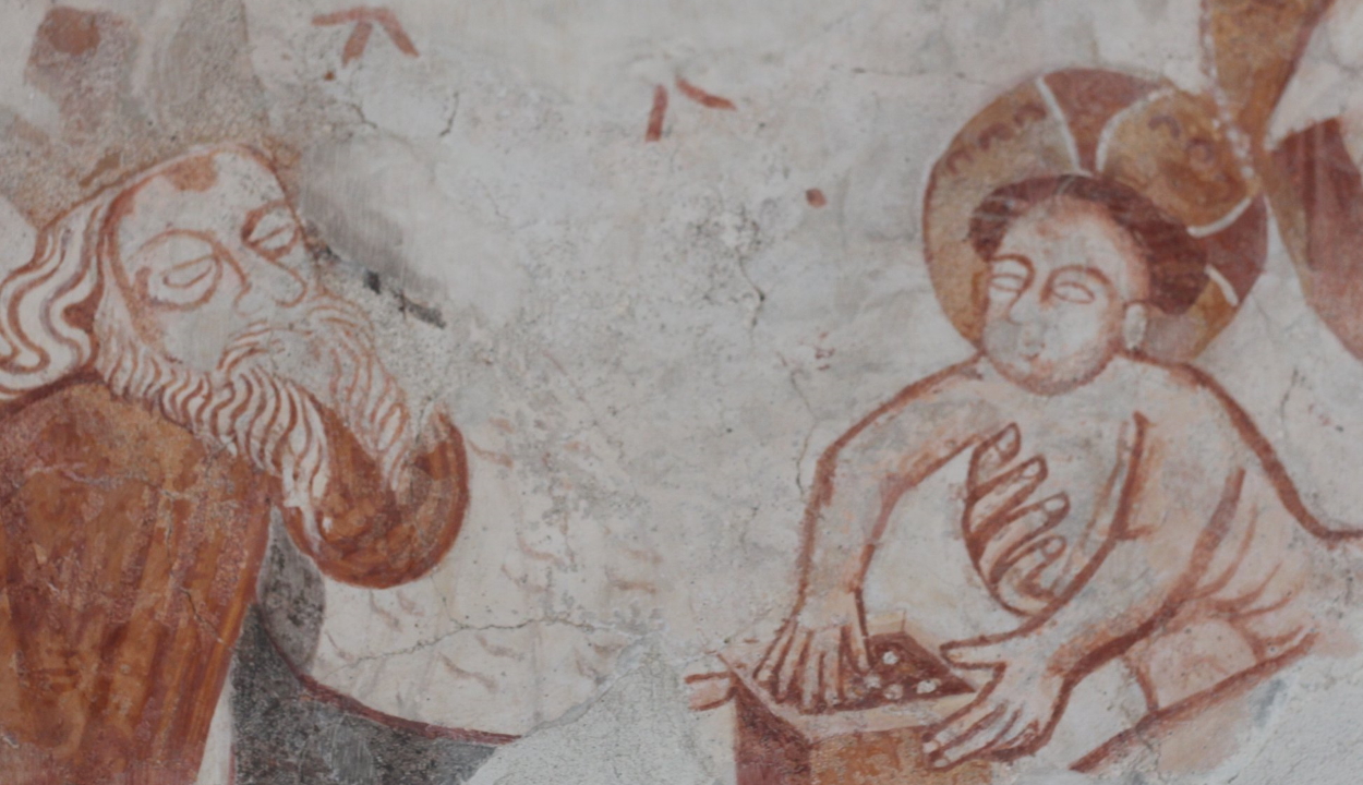Szombaton átadják a gidófalvi református templom restaurált falképeit