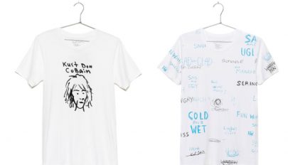 Kurt Cobain rajzaival díszített ruhakollekciót dobtak piacra