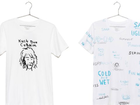 Kurt Cobain rajzaival díszített ruhakollekciót dobtak piacra