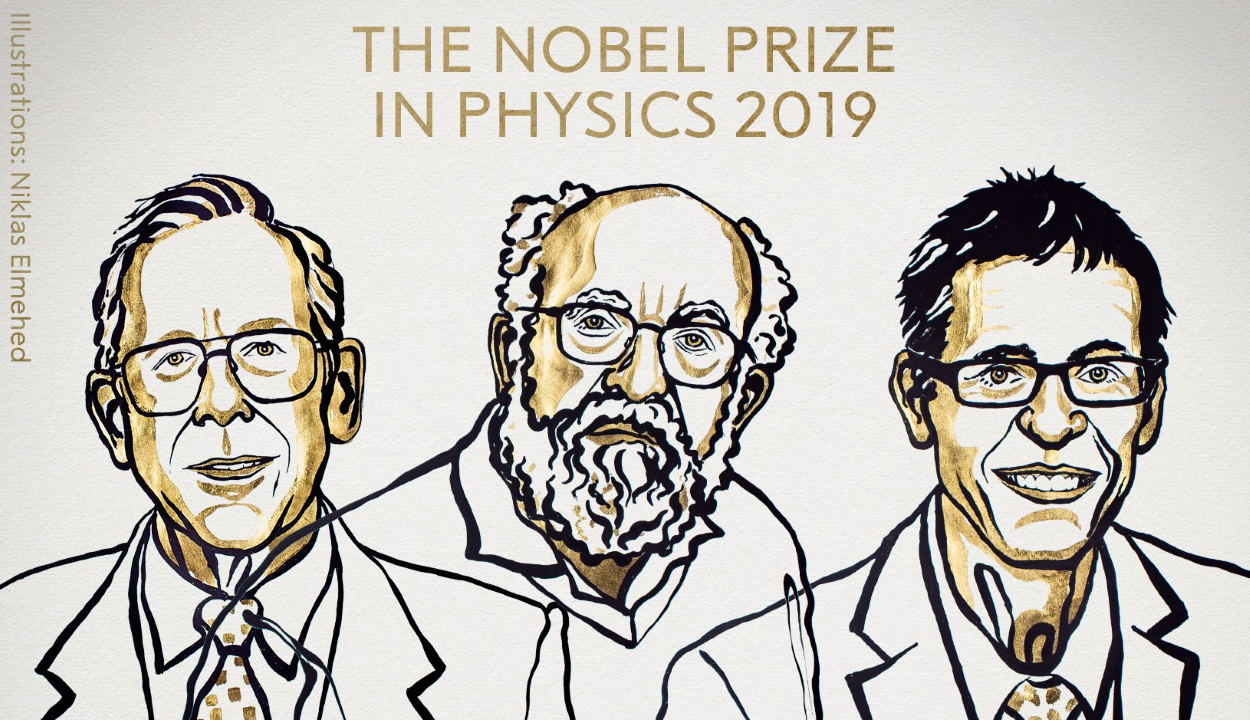 Csillagászati kutatásokért hárman kapják a fizikai Nobel-díjat
