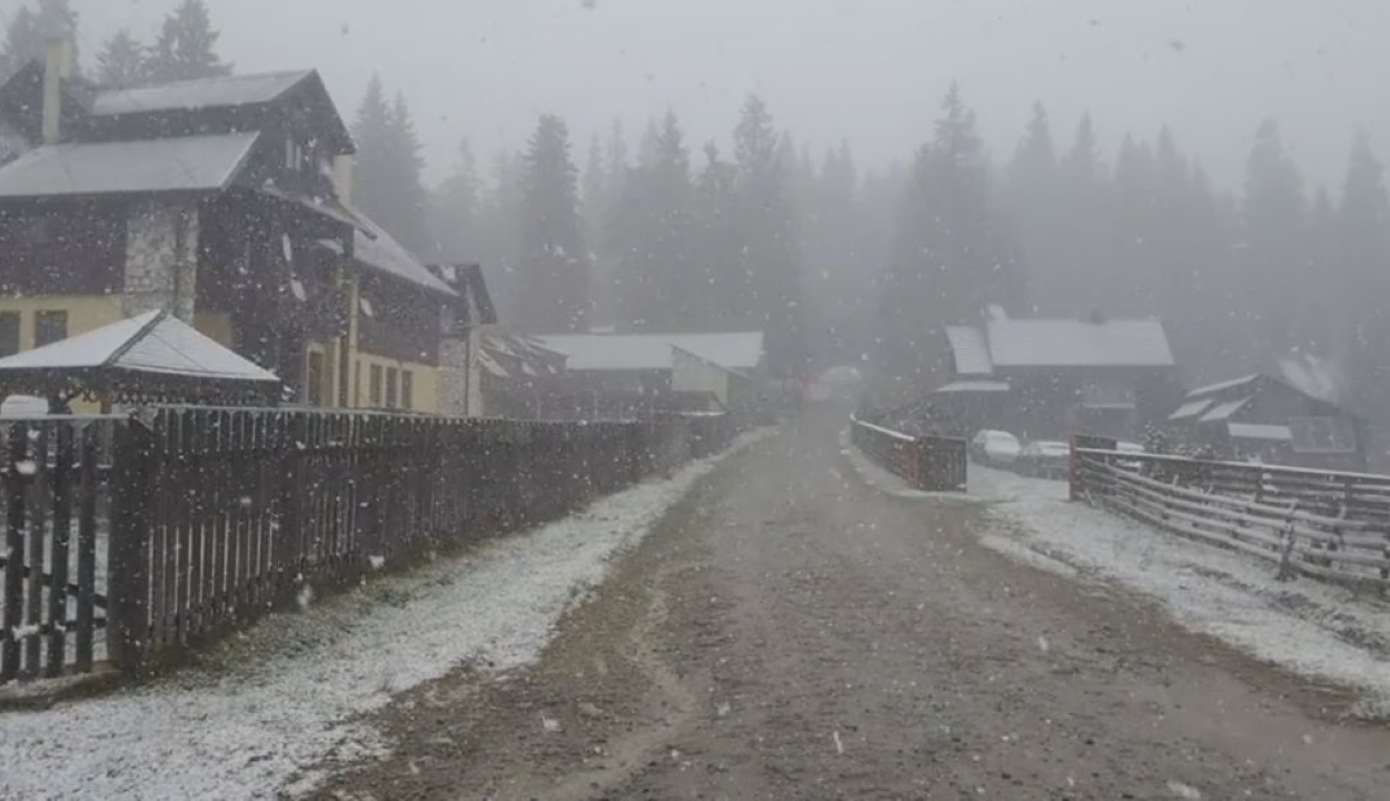 Havazott az éjszaka Hargita megyében; három országúton csúszásgátlót szórtak le