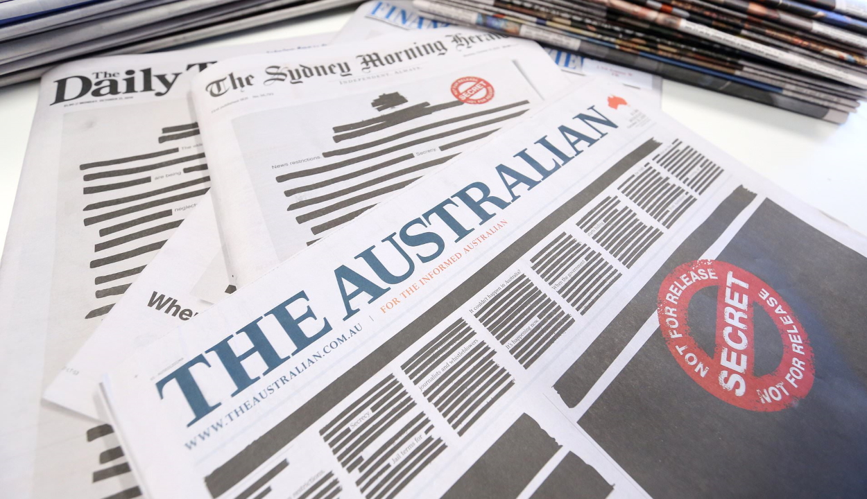 Kitakart címlappal jelentek meg az ausztrál lapok