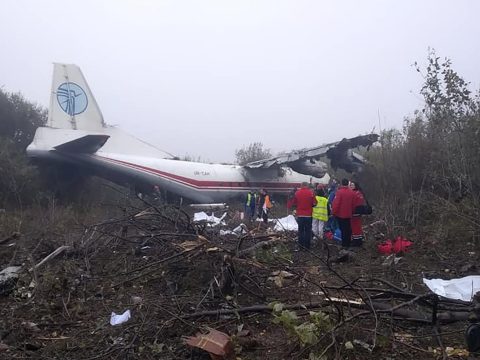 Kifogyott az üzemanyag, lezuhant egy teherszállító repülő Ukrajnában