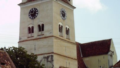 Lezuhant egy munkás a nagydisznódi erődtemplom tornyáról