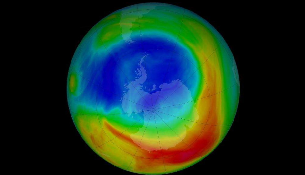 A legkisebb kiterjedésű volt az ózonlyuk 1982 óta