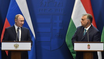 Budapestre látogatott Vlagyimir Putyin orosz elnök