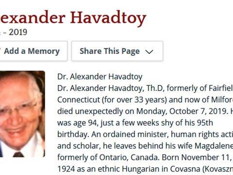 In memoriam dr. Havadtőy Sándor