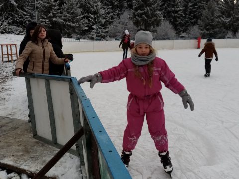 A siklás téli örömei