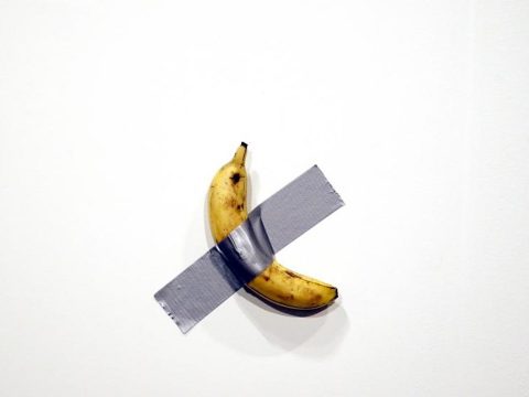 Megette a kiállítás 120 ezer dollárt érő banánját egy látogató