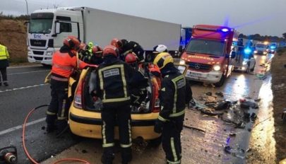 Román állampolgárok baleseteztek Spanyolországban