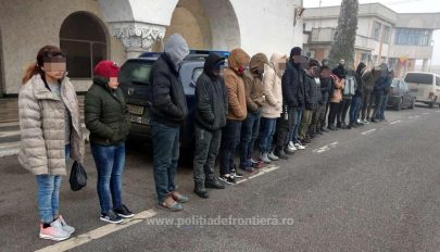 Egy nap alatt 19 illegális határátlépőt tartóztattak fel a román-magyar határnál