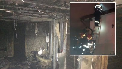 Tűz ütött ki Szebenjuharoson egy szállodában, több mint száz embert kellett kimenekíteni