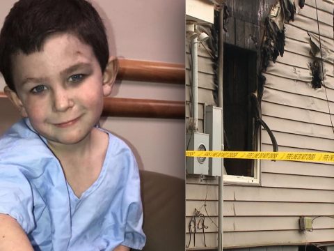Ötéves kisfiú mentette ki családját az égő házból