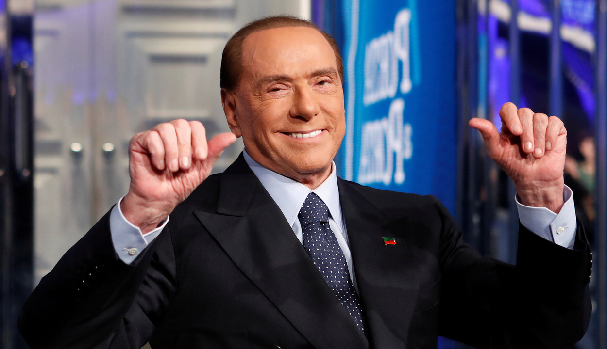 Berlusconi elmenekült a koronavírus elől