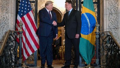 Koronavírusos Brazília elnöke, akivel Donald Trump pár napja találkozott