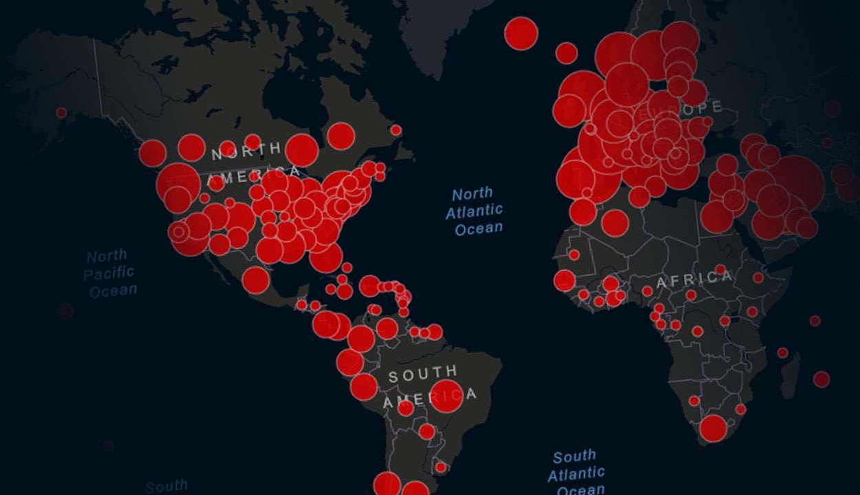 Kövesse interaktív térképeken a koronavírus-járvány hazai és külföldi terjedését!