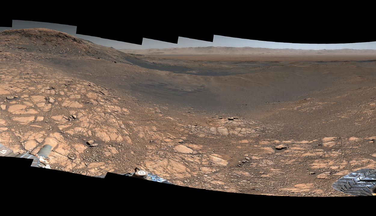 Az eddigi legnagyob felbontású panorámafelvételét készítette a Marsról a Curiosity